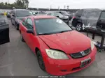 2004 Honda Civic Vp Red vin: 1HGEM22154L048160