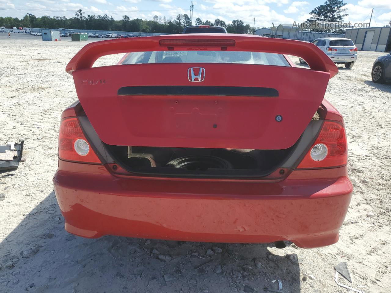 2004 Honda Civic Dx Vp Red vin: 1HGEM22164L007634