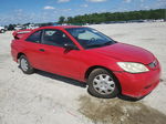 2004 Honda Civic Dx Vp Red vin: 1HGEM22164L007634