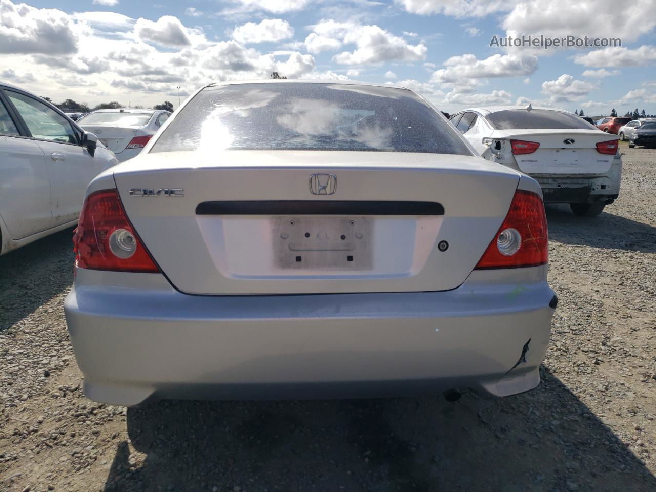 2005 Honda Civic Dx Vp Silver vin: 1HGEM22165L033068