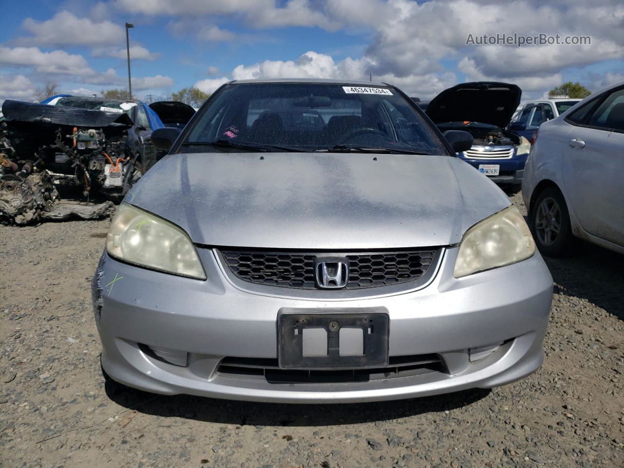 2005 Honda Civic Dx Vp Silver vin: 1HGEM22165L033068