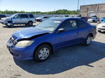 2004 Honda Civic Dx Vp Blue vin: 1HGEM22184L008123