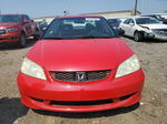 2004 Honda Civic Dx Vp Red vin: 1HGEM22184L028615