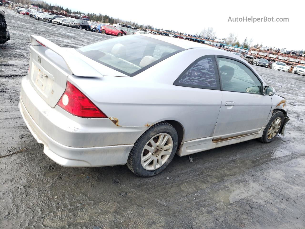 2005 Honda Civic Dx Silver vin: 1HGEM22245L801056