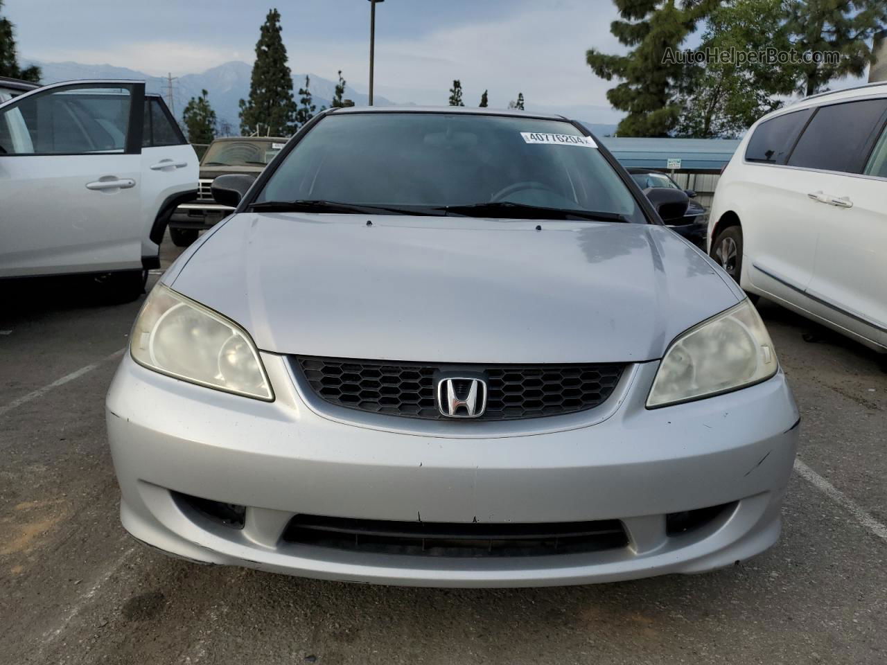 2005 Honda Civic Lx Серебряный vin: 1HGEM22505L067719