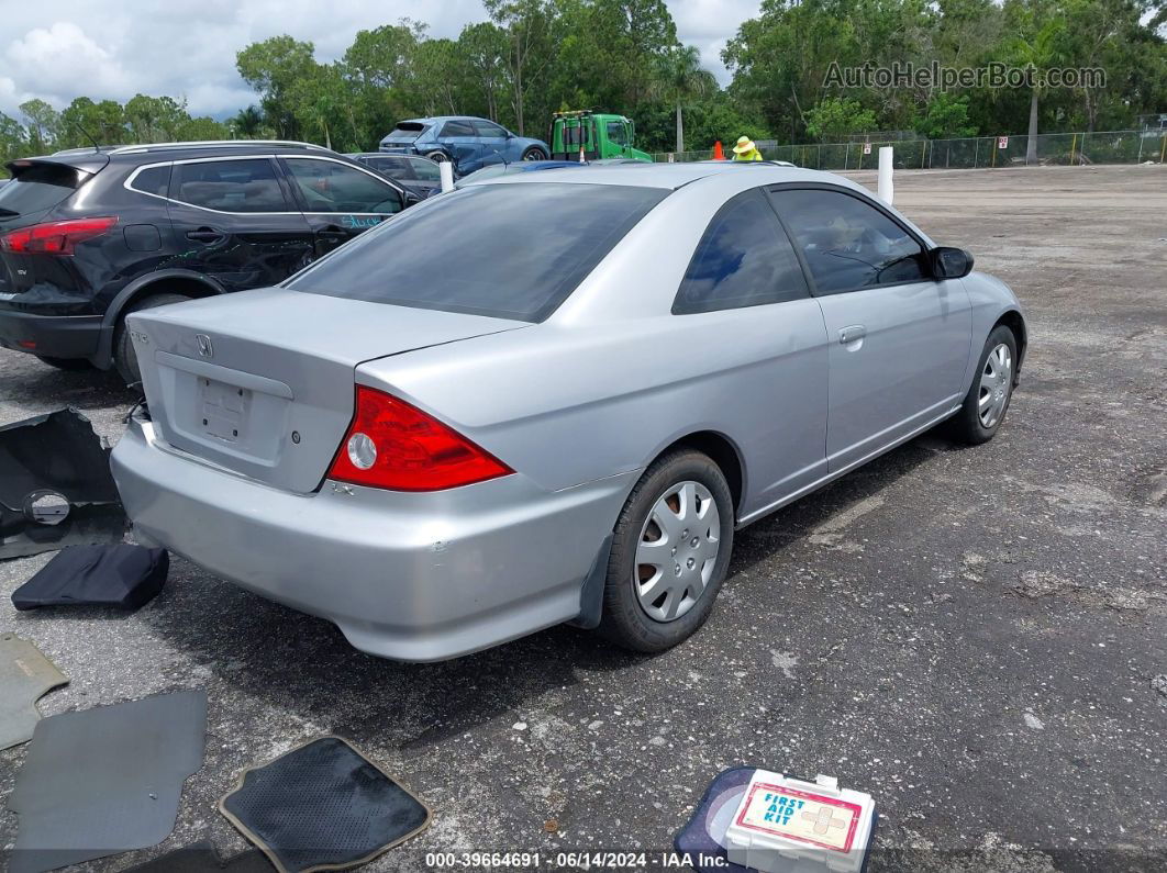 2005 Honda Civic Lx Серебряный vin: 1HGEM22515L012941