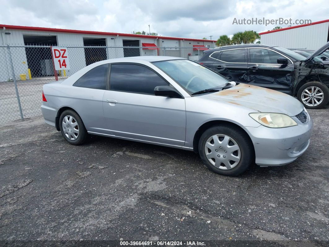 2005 Honda Civic Lx Silver vin: 1HGEM22515L012941