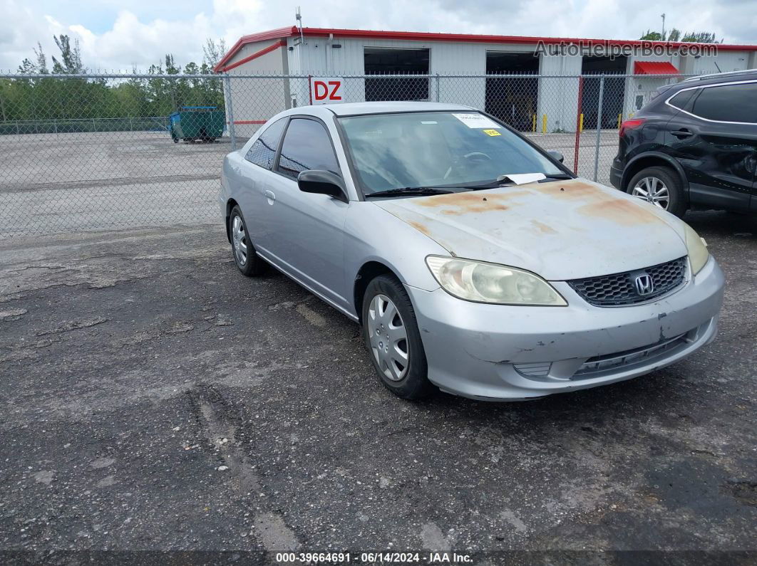 2005 Honda Civic Lx Серебряный vin: 1HGEM22515L012941