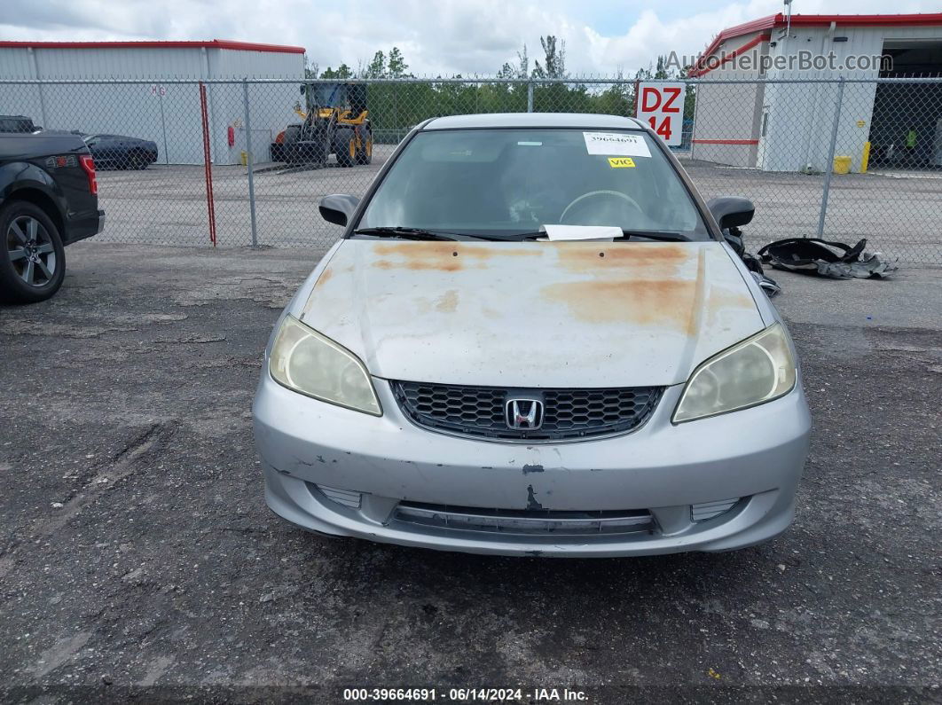 2005 Honda Civic Lx Silver vin: 1HGEM22515L012941