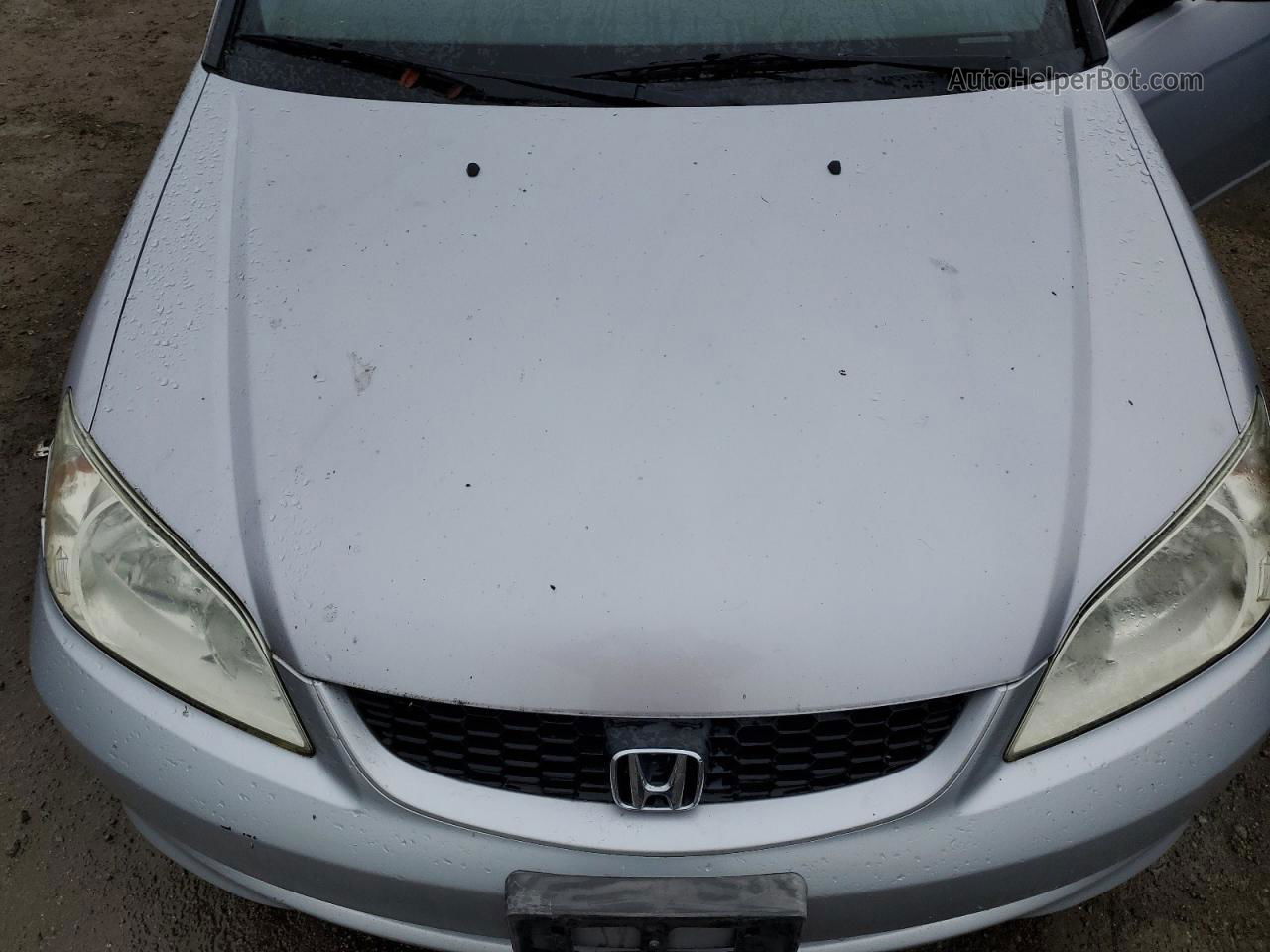 2004 Honda Civic Lx Silver vin: 1HGEM22524L084195