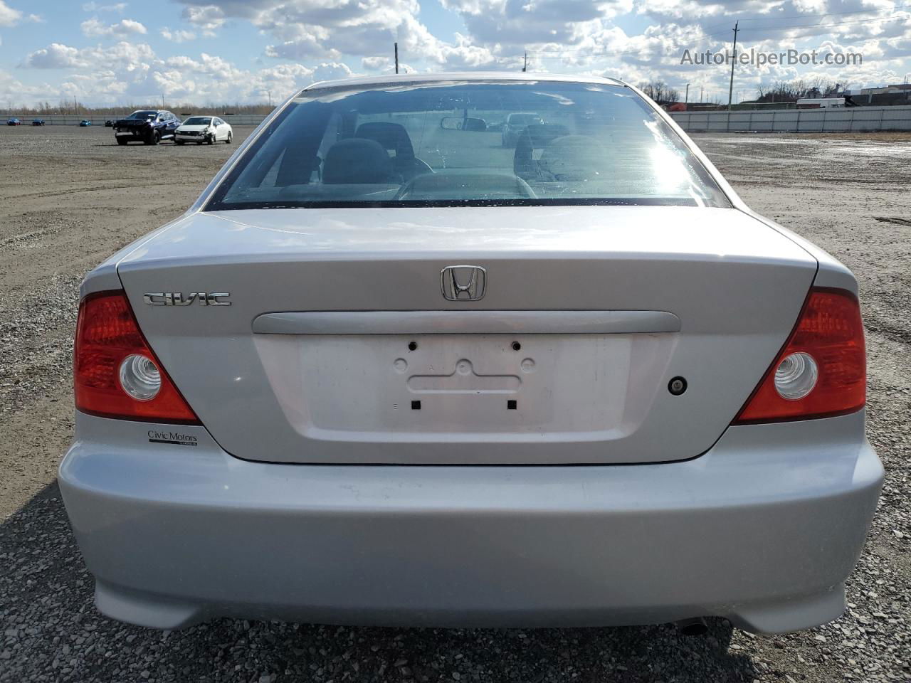 2004 Honda Civic Lx Silver vin: 1HGEM22524L801890