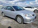 2004 Honda Civic Lx Silver vin: 1HGEM22524L801890