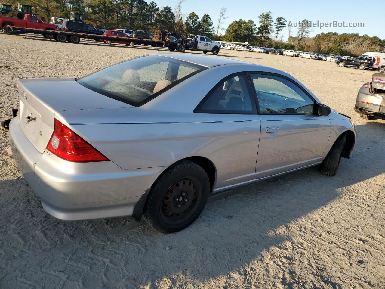 2005 Honda Civic Lx Silver vin: 1HGEM22525L055720