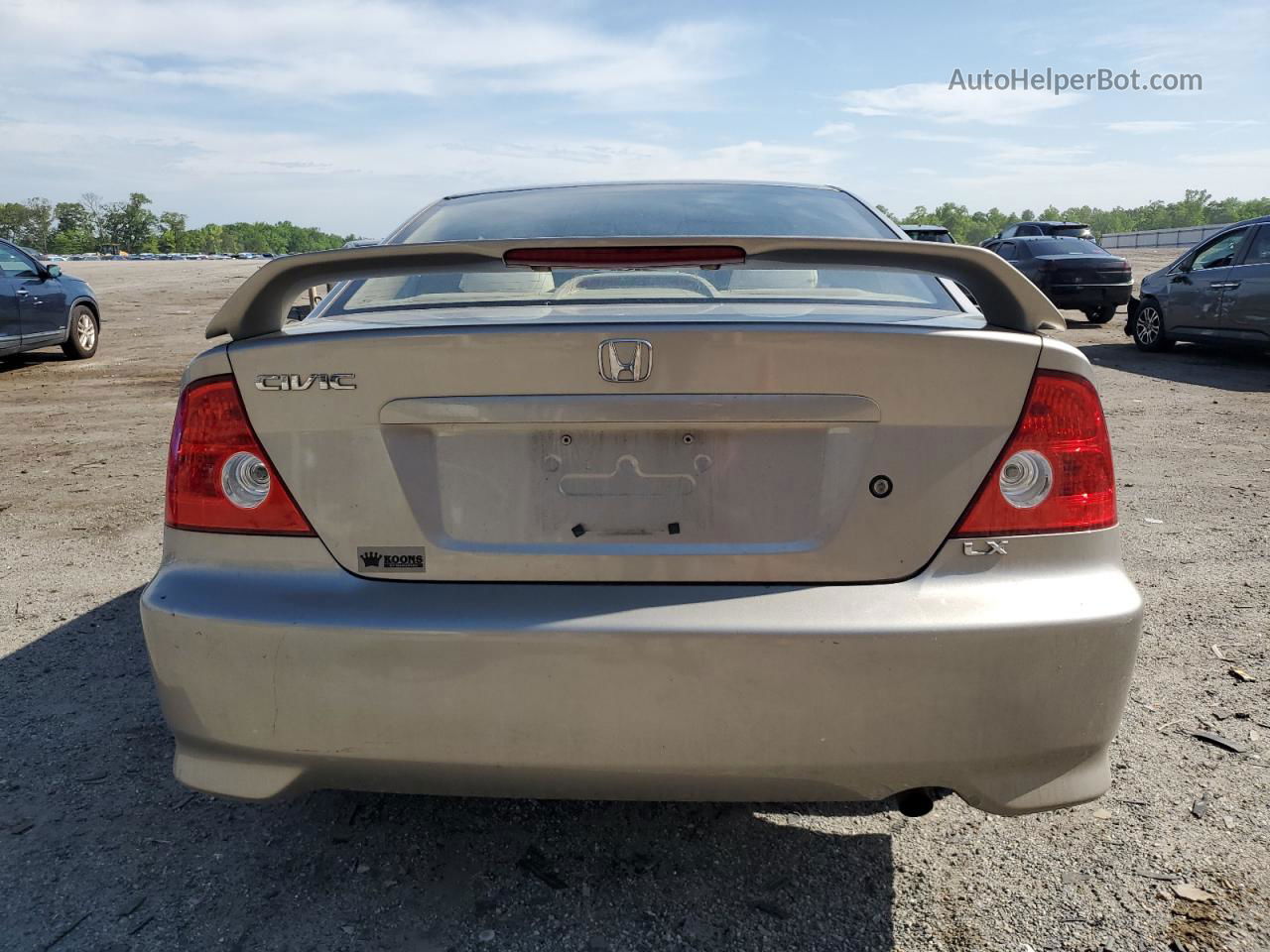 2005 Honda Civic Lx Silver vin: 1HGEM22535L012553