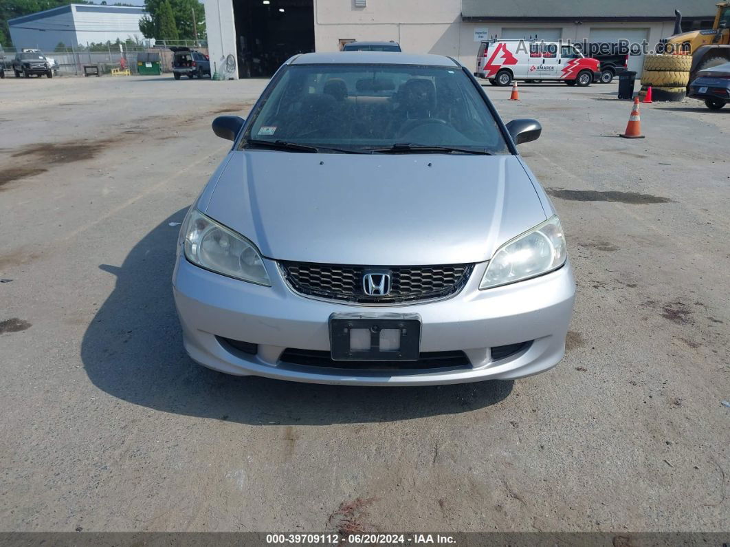 2005 Honda Civic Lx Серебряный vin: 1HGEM22535L055094