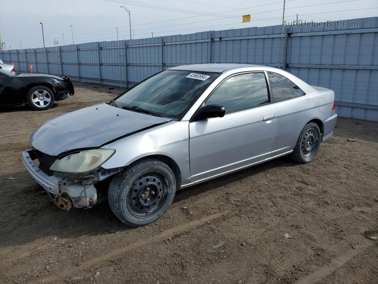 2005 Honda Civic Lx Серебряный vin: 1HGEM22545L045092