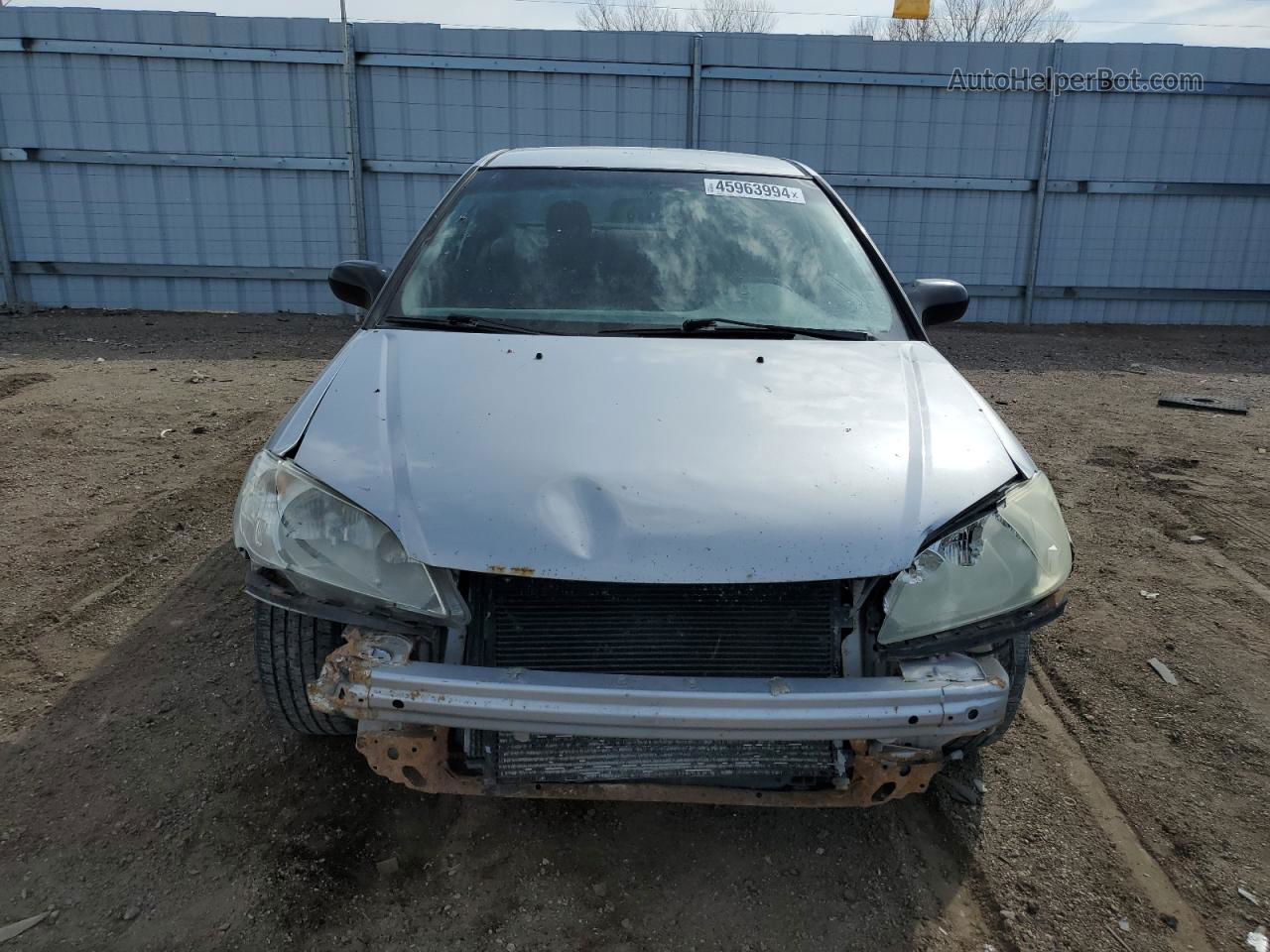 2005 Honda Civic Lx Серебряный vin: 1HGEM22545L045092