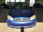 2004 Honda Civic Lx Blue vin: 1HGEM22554L057914