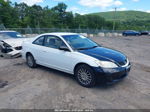 2005 Honda Civic Lx White vin: 1HGEM22555L062855