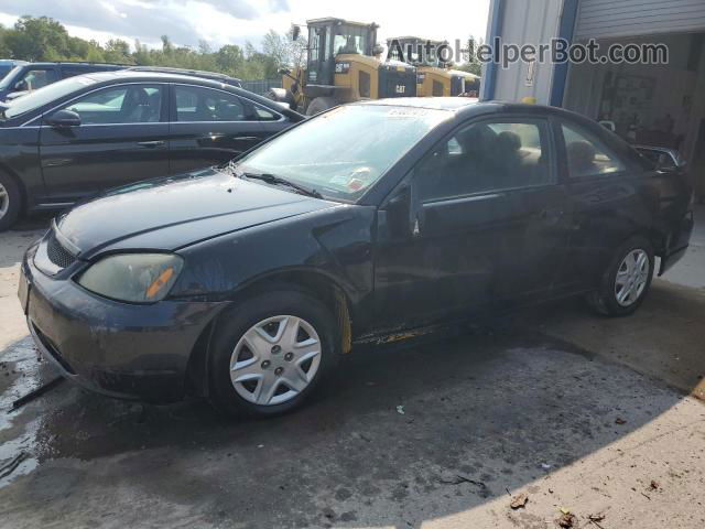 2004 Honda Civic Lx Black vin: 1HGEM22563L031210