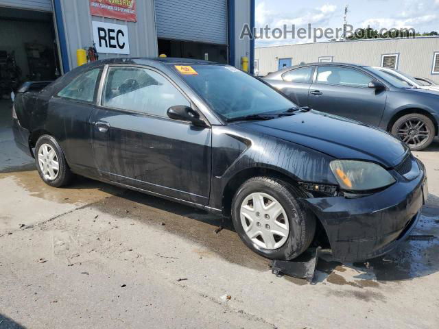 2004 Honda Civic Lx Black vin: 1HGEM22563L031210