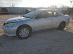 2004 Honda Civic Lx Silver vin: 1HGEM22564L035646