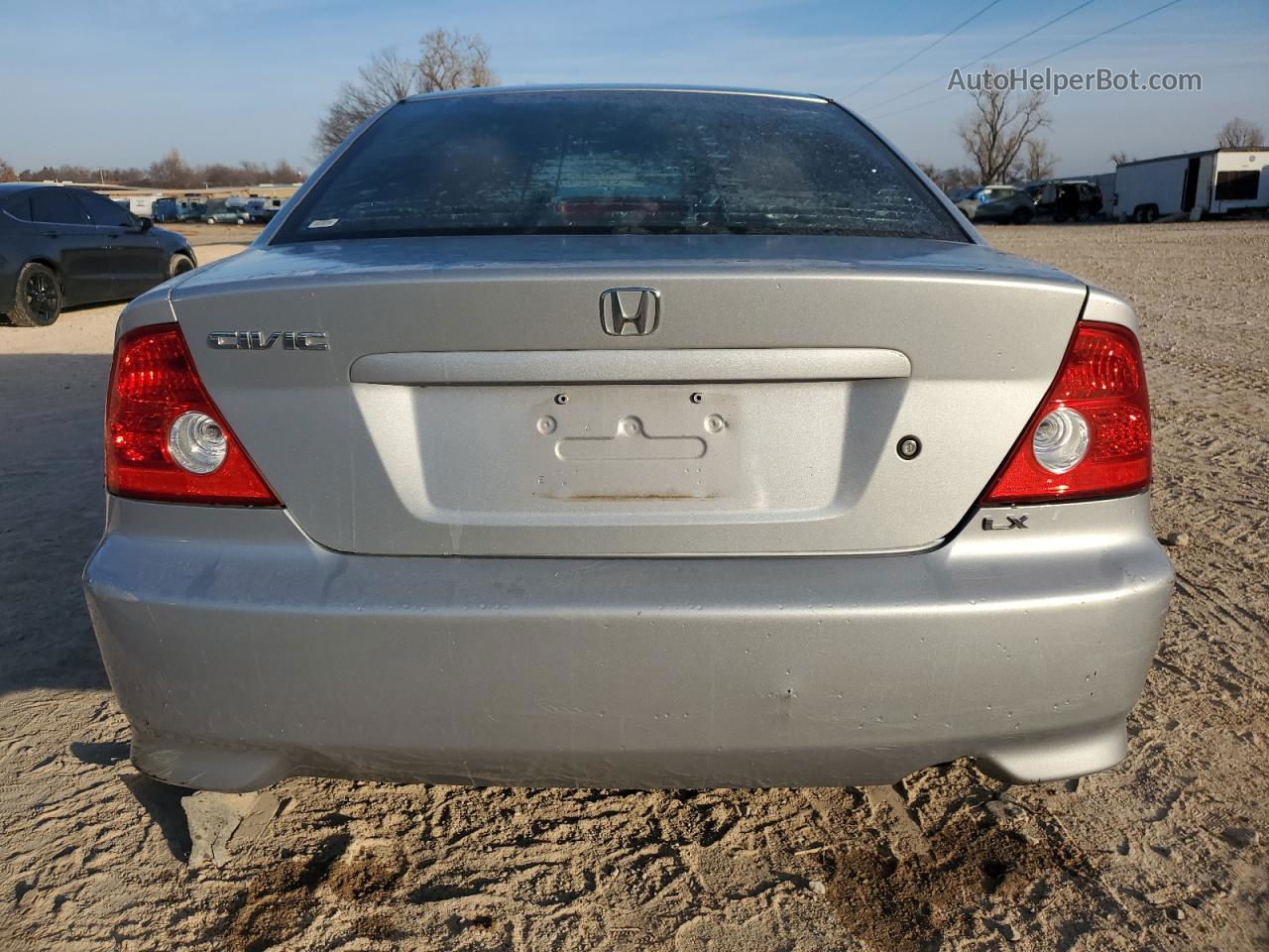 2004 Honda Civic Lx Silver vin: 1HGEM22564L035646