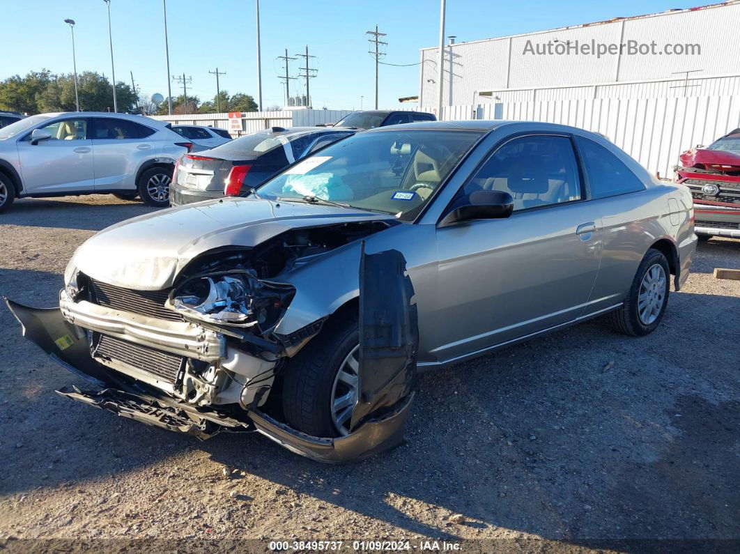 2005 Honda Civic Lx Beige vin: 1HGEM22565L006648