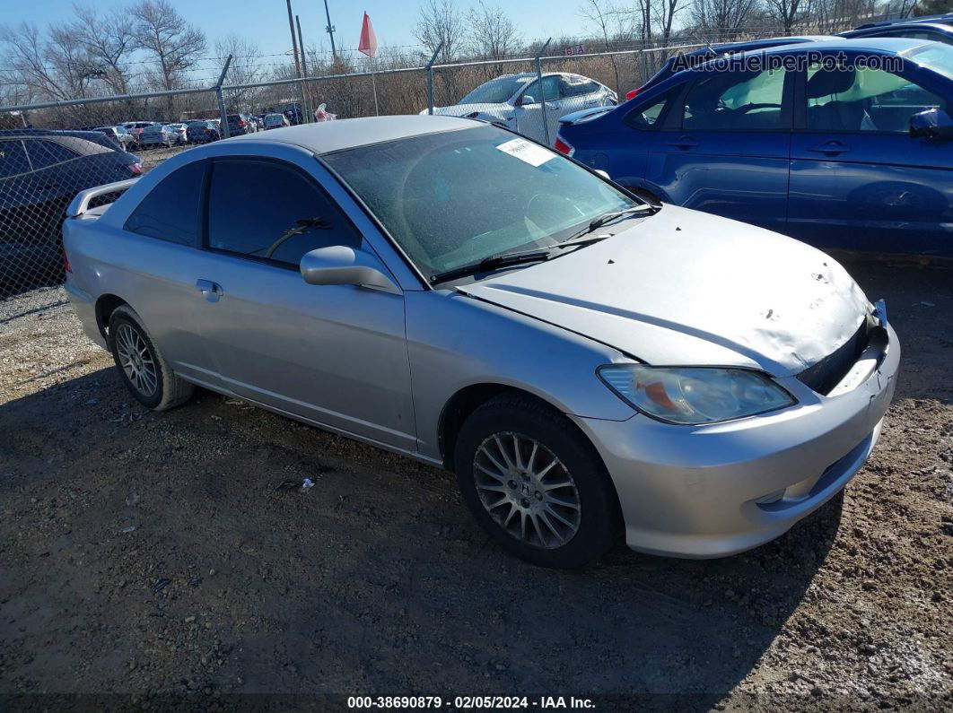 2005 Honda Civic Lx Серебряный vin: 1HGEM22565L037866