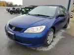 2004 Honda Civic Lx Blue vin: 1HGEM22574L009220