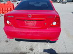 2004 Honda Civic Lx Red vin: 1HGEM22574L032495