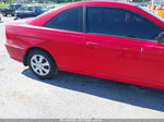 2004 Honda Civic Lx Red vin: 1HGEM22574L032495