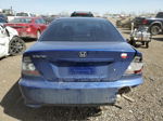 2004 Honda Civic Lx Blue vin: 1HGEM22574L810472