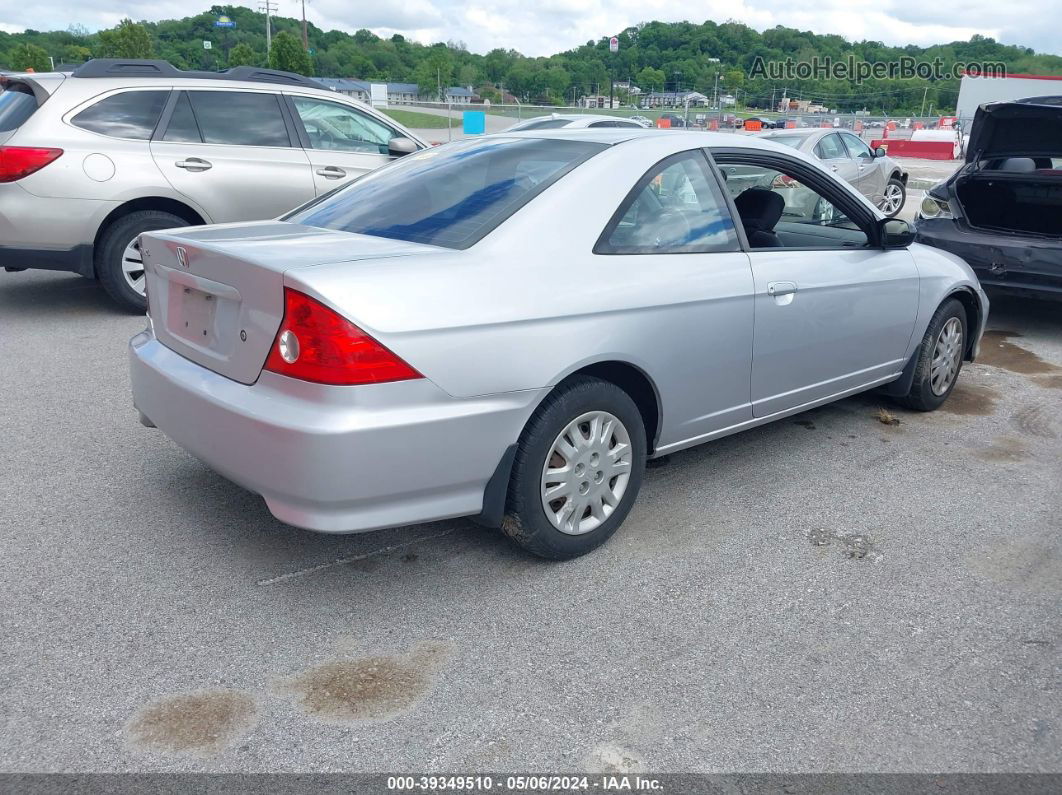 2004 Honda Civic Lx Silver vin: 1HGEM22584L064047