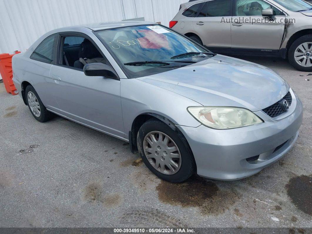 2004 Honda Civic Lx Silver vin: 1HGEM22584L064047