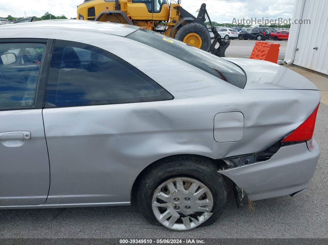 2004 Honda Civic Lx Silver vin: 1HGEM22584L064047