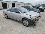 2004 Honda Civic Lx Silver vin: 1HGEM225X4L054636