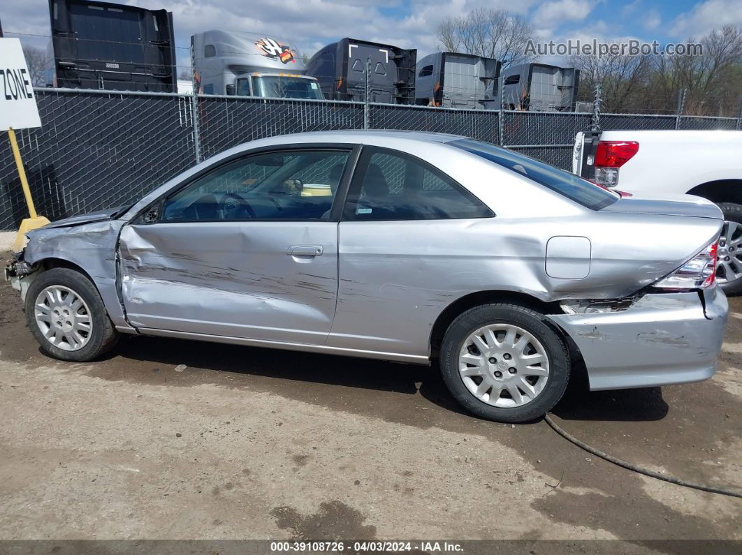 2004 Honda Civic Lx Silver vin: 1HGEM225X4L059951