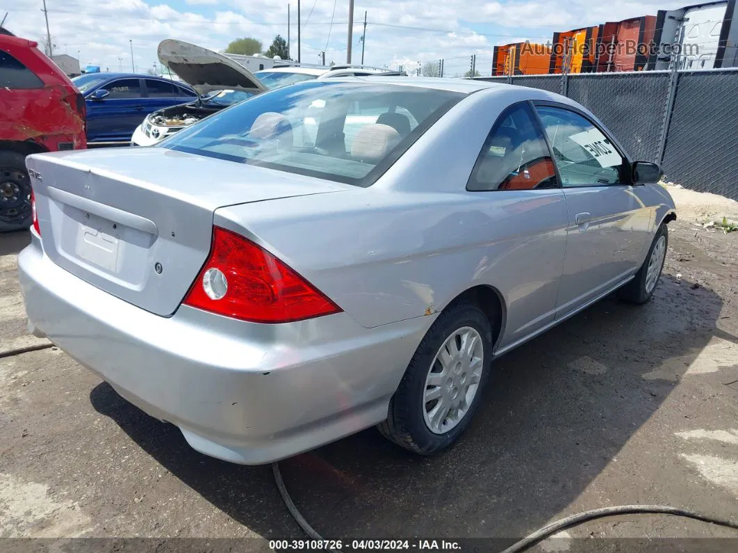 2004 Honda Civic Lx Серебряный vin: 1HGEM225X4L059951