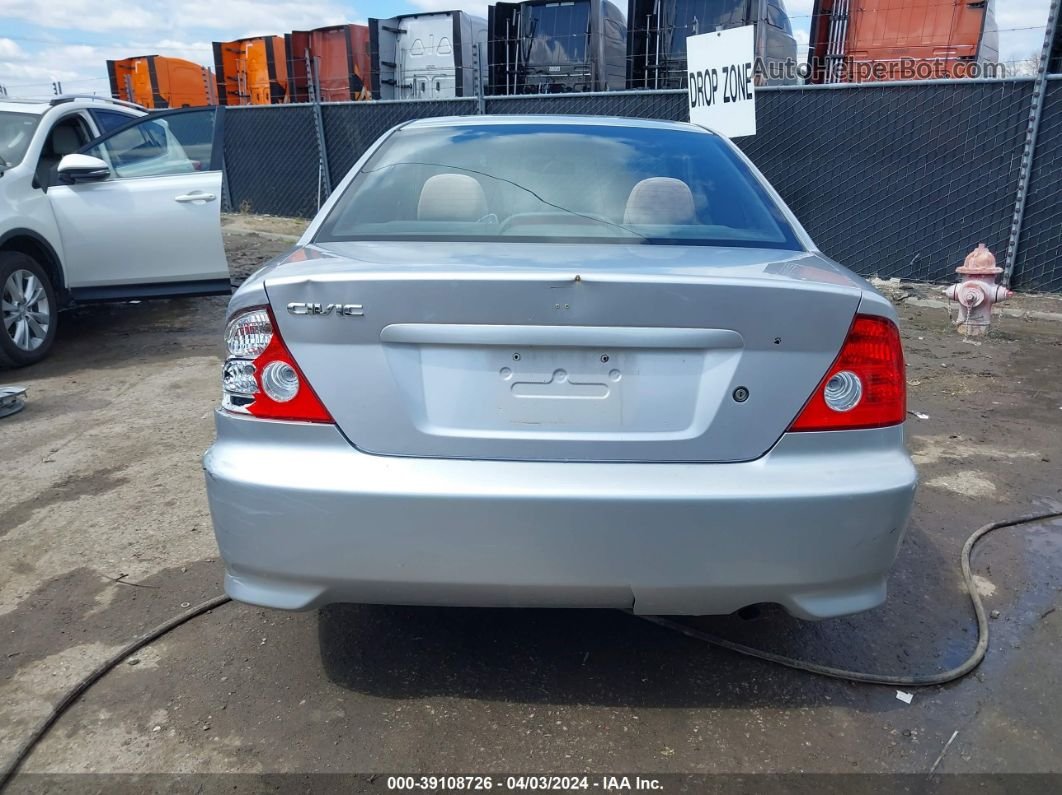 2004 Honda Civic Lx Серебряный vin: 1HGEM225X4L059951