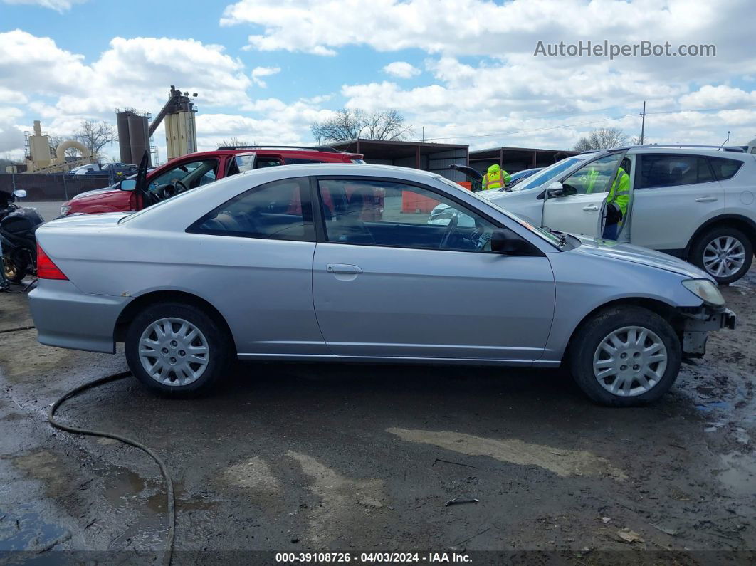 2004 Honda Civic Lx Silver vin: 1HGEM225X4L059951