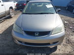 2004 Honda Civic Lx Коричневый vin: 1HGEM22614L032064