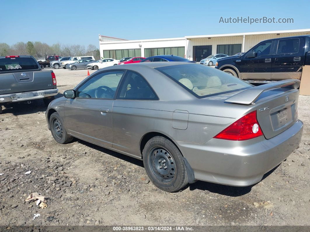 2004 Honda Civic Lx Коричневый vin: 1HGEM22614L032064