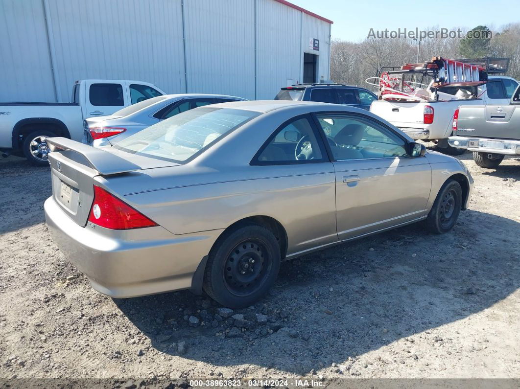 2004 Honda Civic Lx Коричневый vin: 1HGEM22614L032064