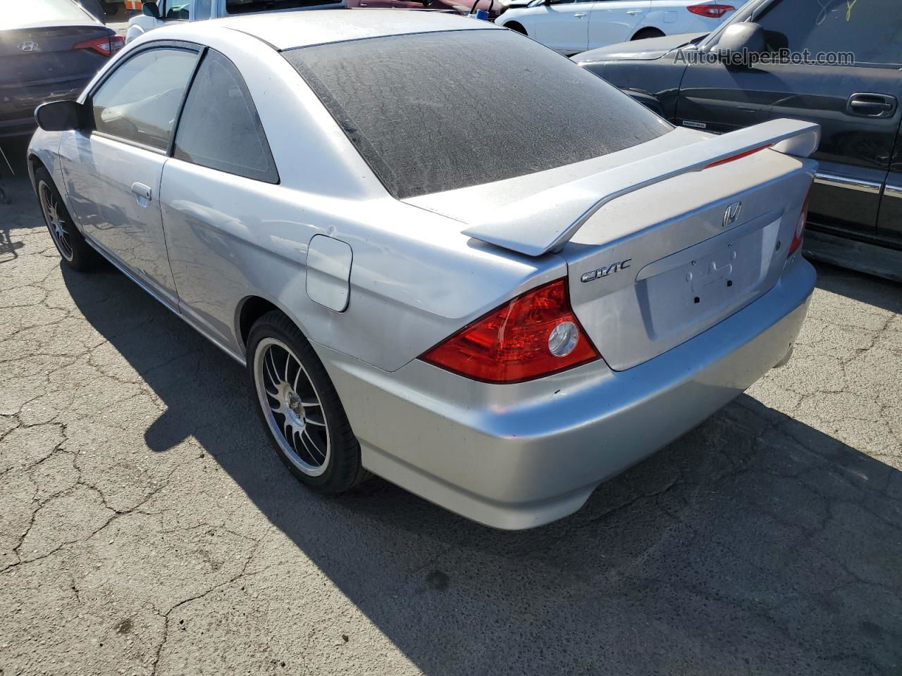 2004 Honda Civic Lx Silver vin: 1HGEM22654L003800