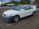 2004 Honda Civic Ex White vin: 1HGEM22904L008204