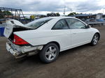 2004 Honda Civic Ex White vin: 1HGEM22904L008204