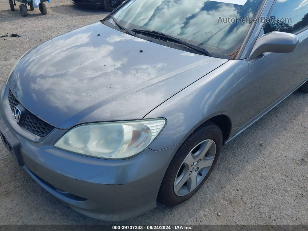 2004 Honda Civic Ex Серый vin: 1HGEM22904L013354