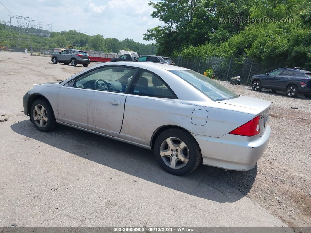 2004 Honda Civic Ex Silver vin: 1HGEM22914L002251