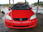 2004 Honda Civic Ex Red vin: 1HGEM22914L014514